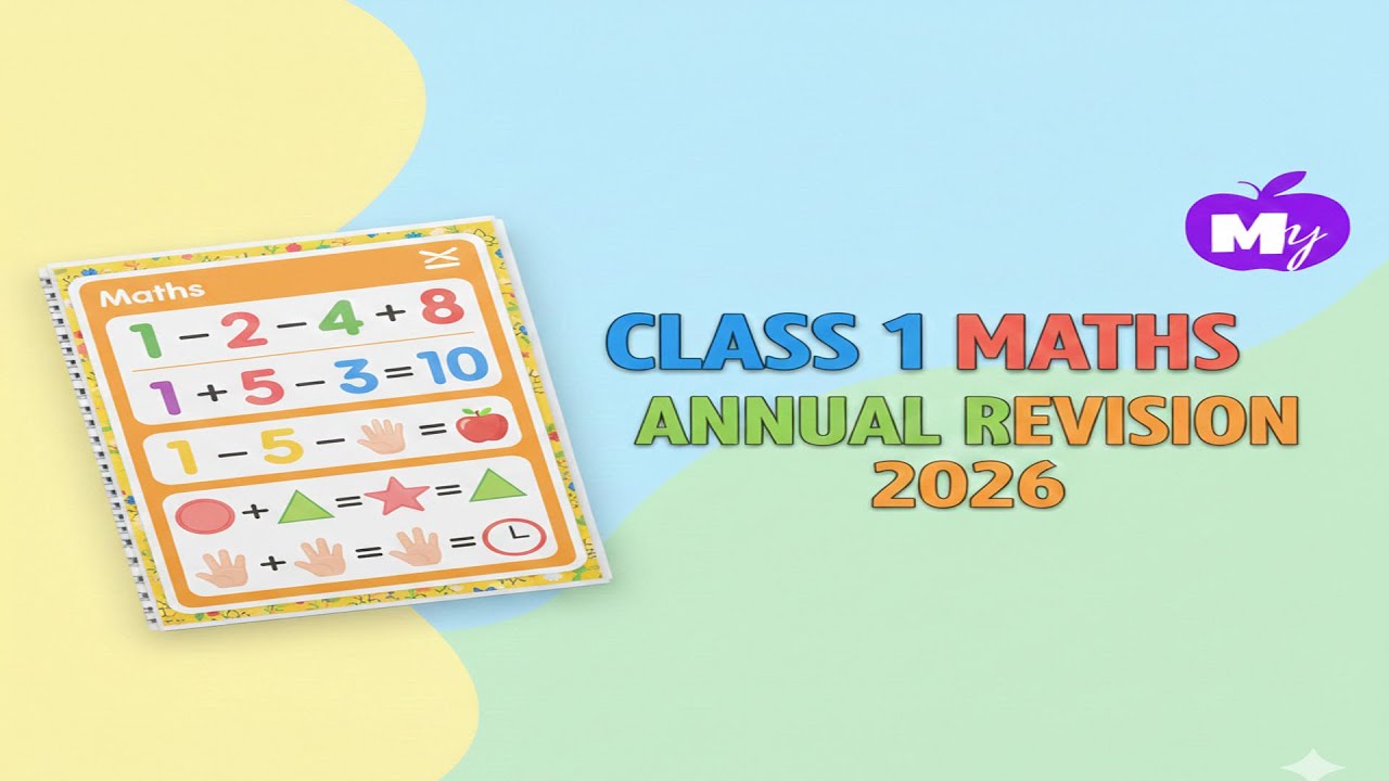 Class 1 Maths Annual Exam Revision 2026 |पूरी तैयारी एक वीडियो में!/Final Exam Practice Worksheet 📝
