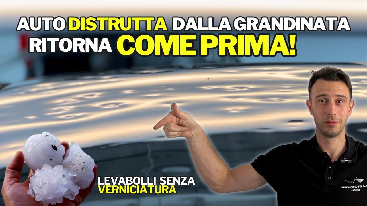 LEVABOLLI auto GRANDINATA con riparazione SENZA VERNICIATURA a TORINO