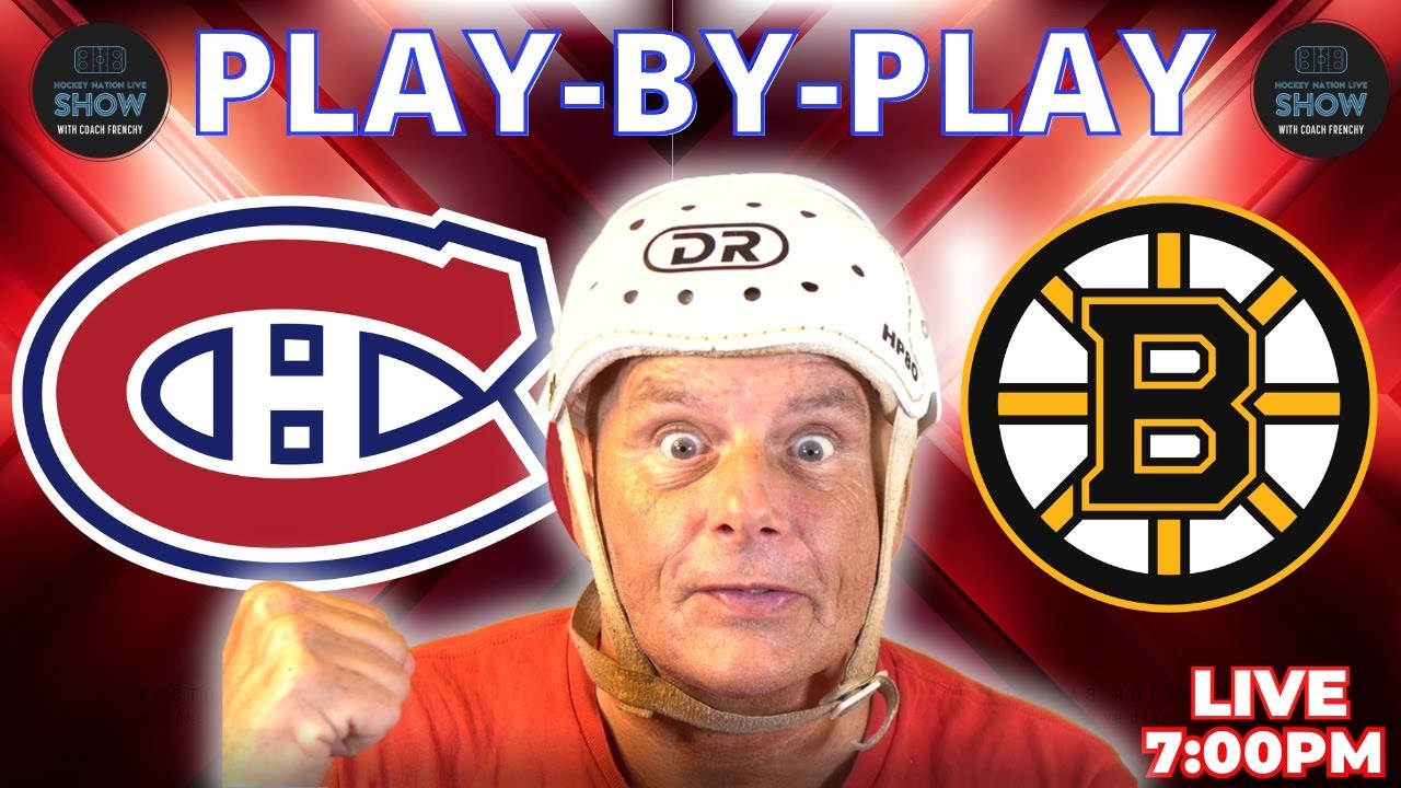 🔴 LIVE 🏒Boston Bruins vs Montreal Canadiens | Stanley Cup Playoff Race HEATS UP