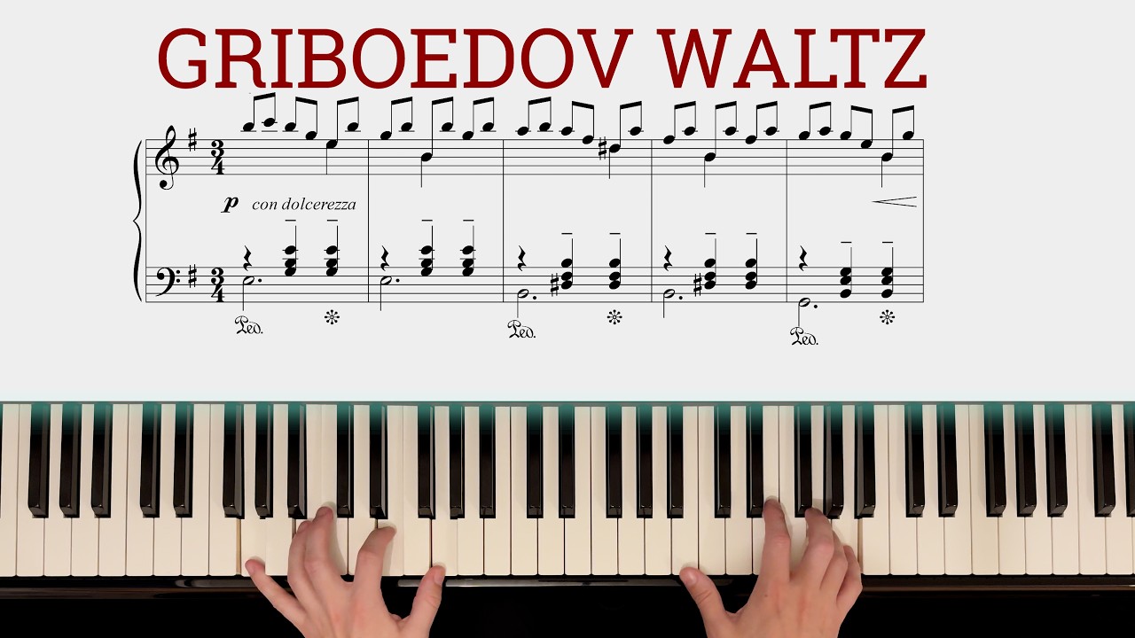 Griboedov Waltz in E Minor - Relaxing Classical Piano MelodyGriboyedov Edition
