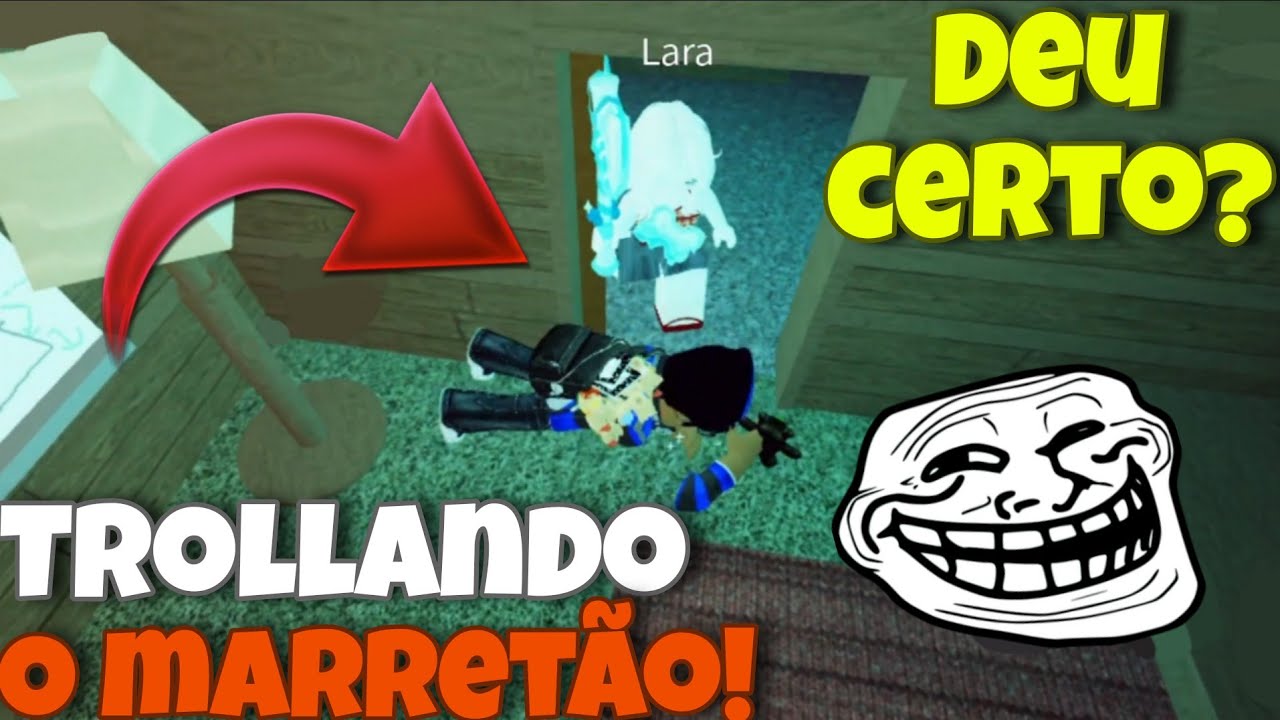 TROLLEI O MARRETÃO O VIDEO INTEIRO!😂 (DEU CERTO?)