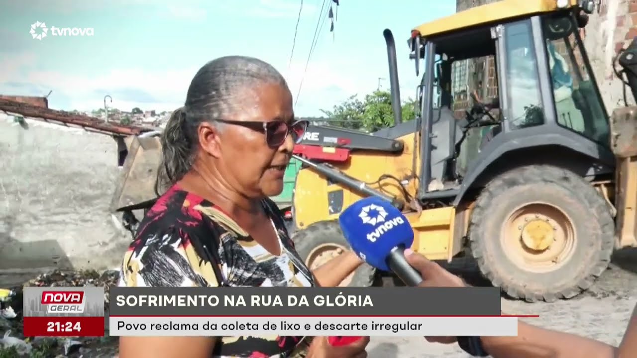 Moradores da Rua da Glória denunciam acúmulo de lixo e descarte irregular  | #NovaGeral