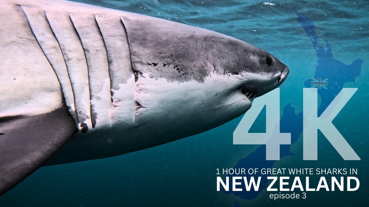 New Zealand Great White Sharks Ep 3 | 4K - 1 Hour |