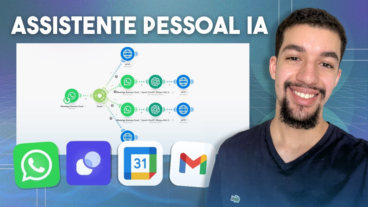 Criei uma Assistente IA no WhatsApp que faz tudo pra mim!