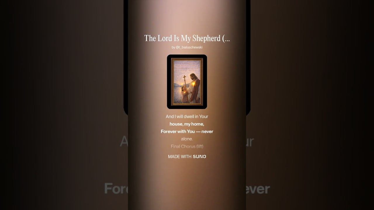The Lord Is My Shepherd (Psalm 23) | English–Irish Folk Worship Song