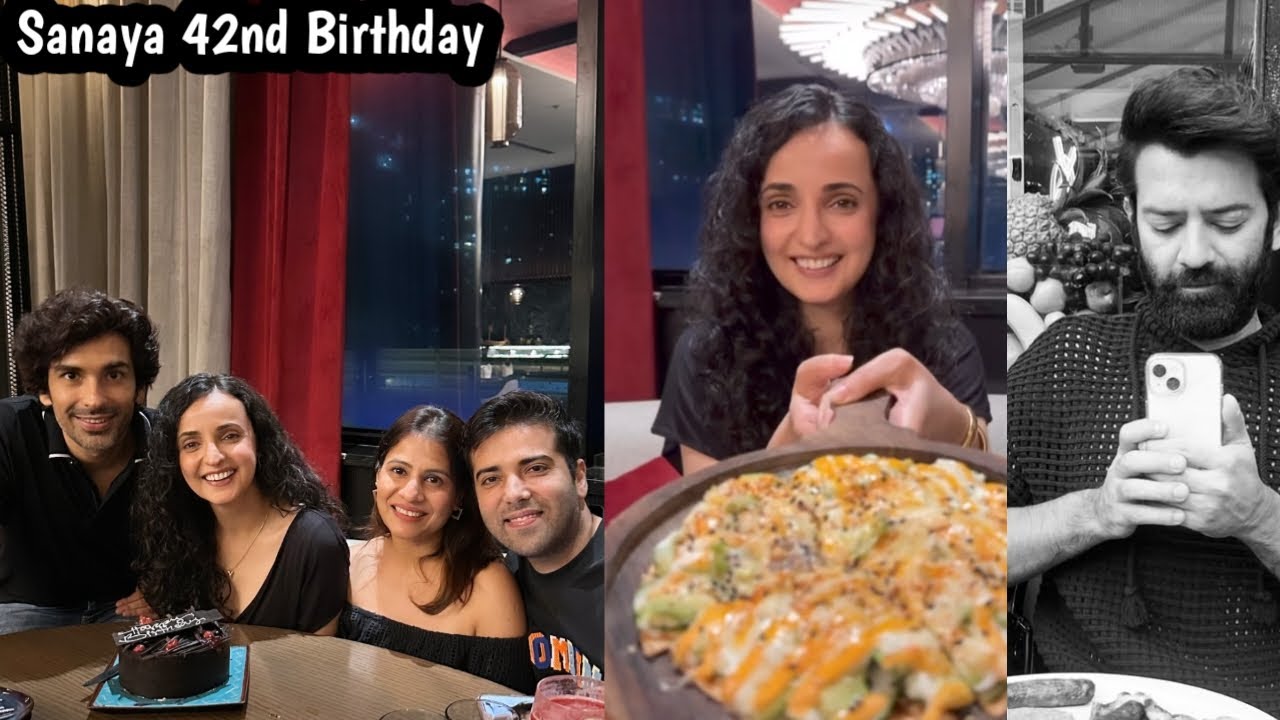 Sanaya Irani 42nd Birthday Barun sobhi kinsukh mahajan ridhi dogra wishes | mohit Sehgal |