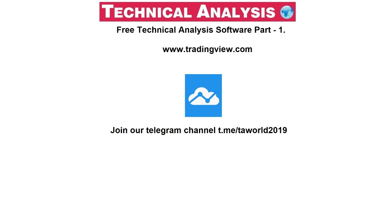 Free Technical Analysis Software Part - 1. Tradingview