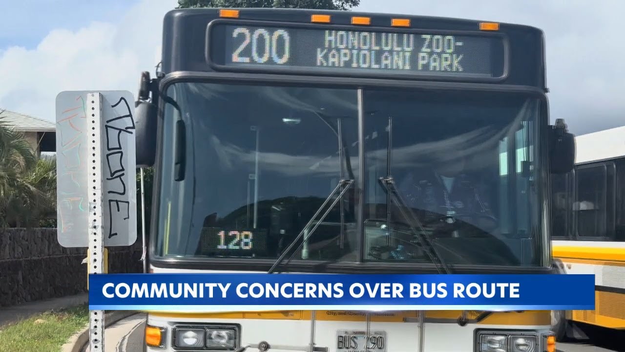 Kaimuki residents voice concerns over new bus route 200 changes