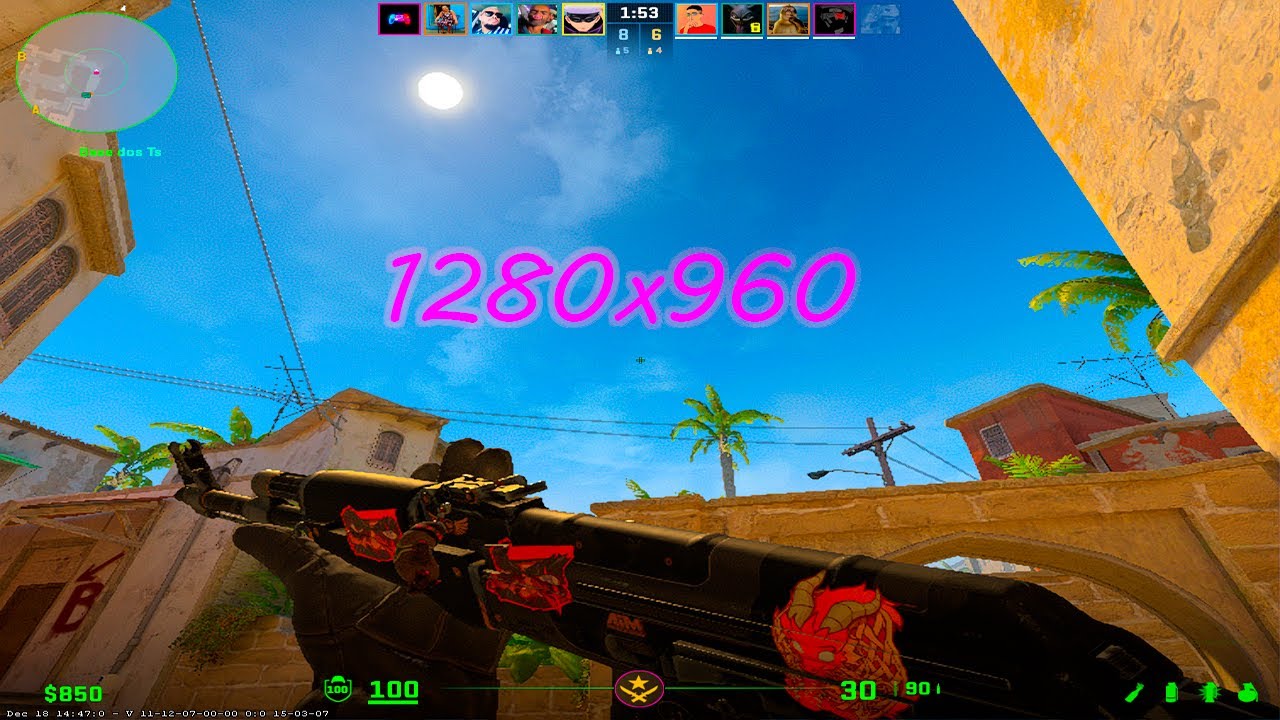 1280x960 4:3 CS GO 2 O MEU PRIMEIRO VÍDEO NESSE ANO