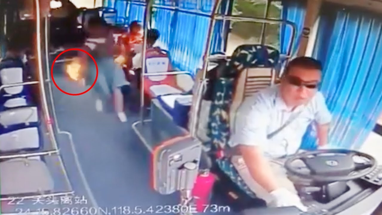 Passenger’s portable power bank explodes, bus driver kicks it out