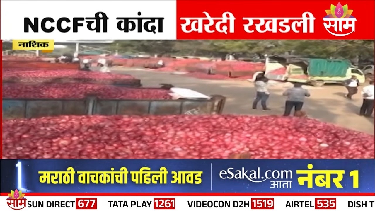 NCCFची कांदा खरेदी रखडली, शेतकऱ्यांसमोर मोठं आवाहन | Nashik Onion News