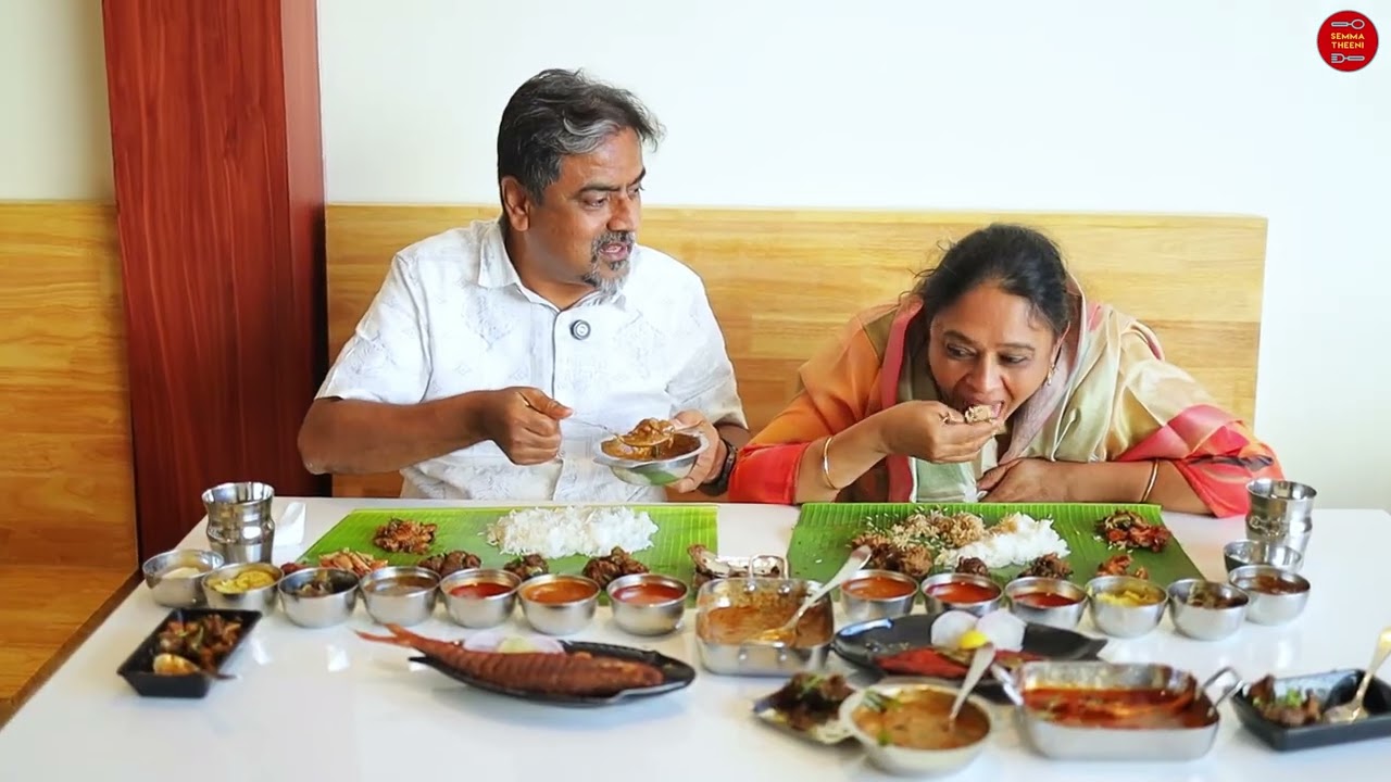 தரமான மீன் வேட்டை🔥Non-Veg lovers here is the best place😍 #tamil Sri Hari Hotel semma theeni