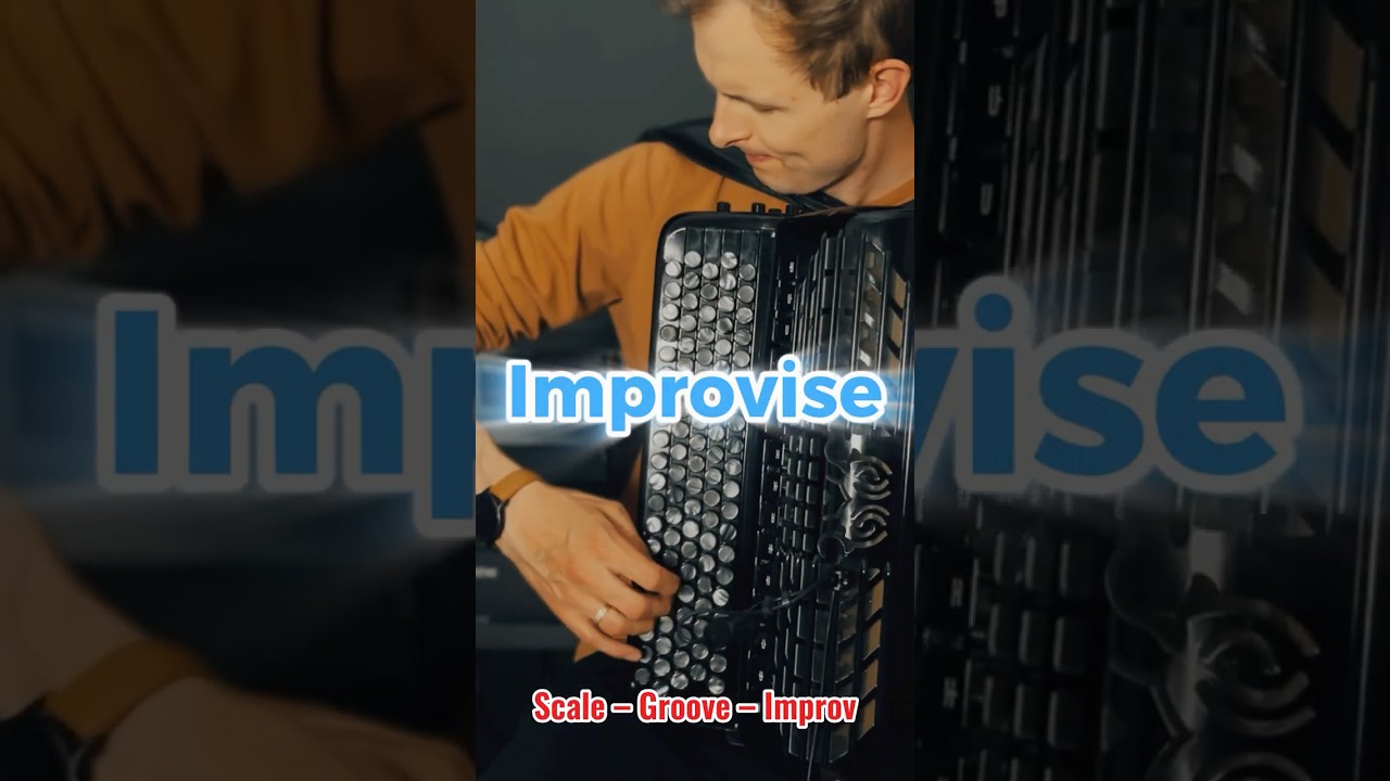 Jazz Accordion Exercise: Scale &ndash; Groove &ndash; Improvise #jazzaccordion #accordion #accordionist