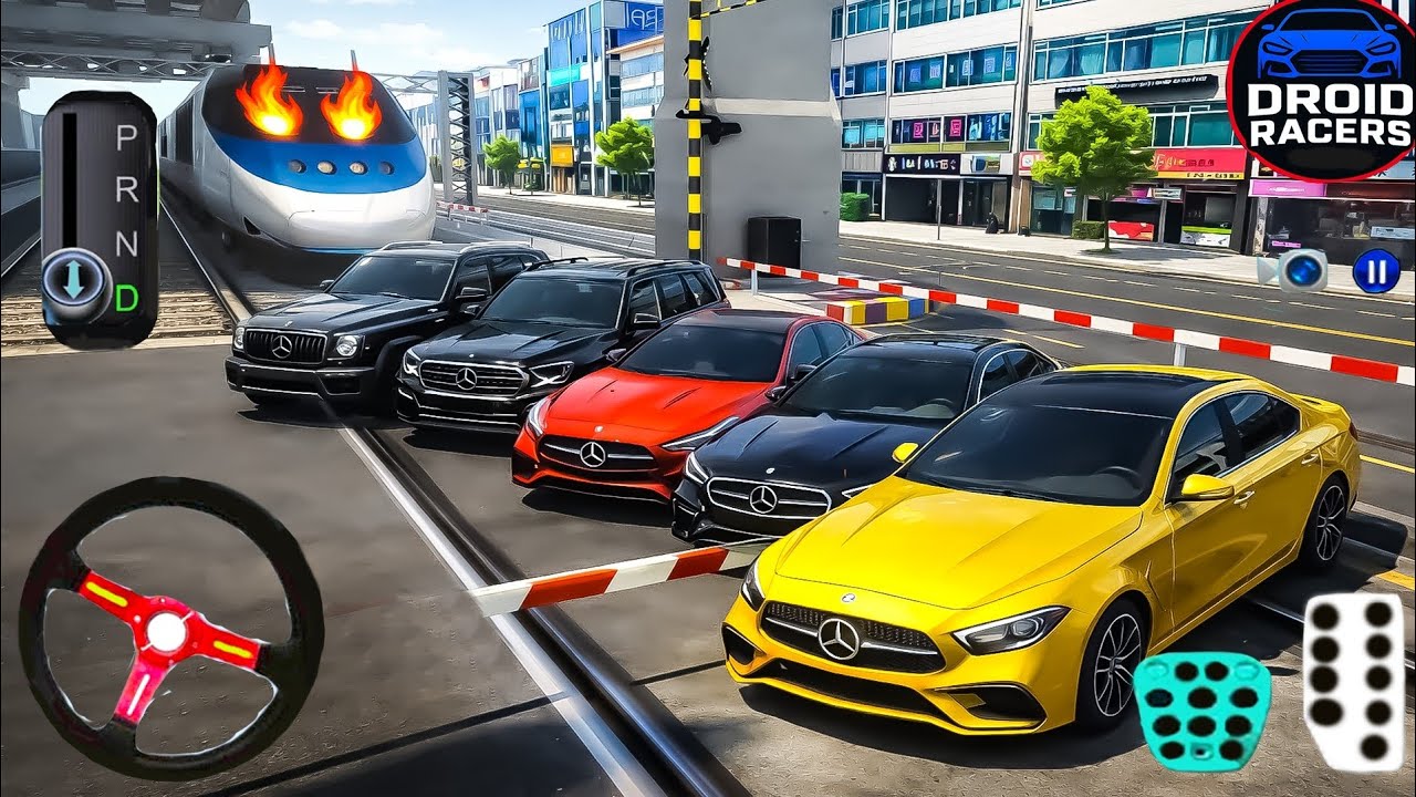 Black Mercedes G63 vs Bullet Train Crash Test -3D Driving Class Game - Car Game.