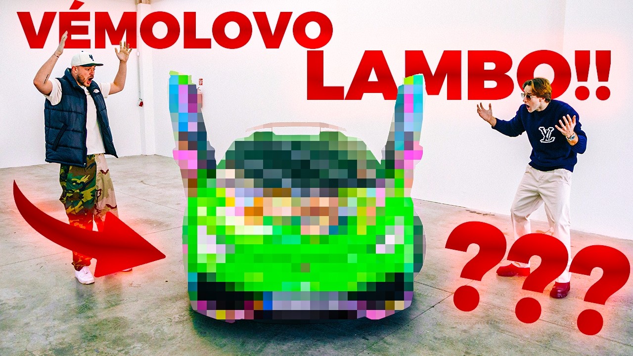 Polepili jsme Lamborghini Karlose Vémoly!!