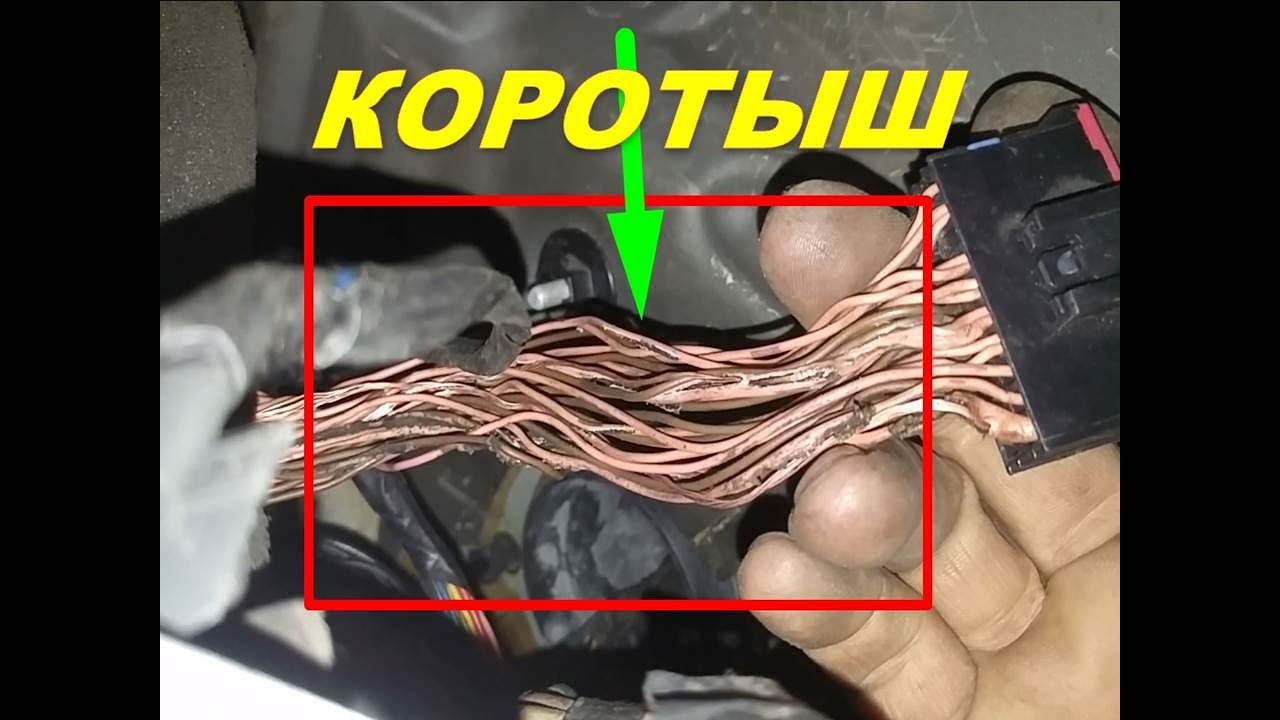 Hyundai Grand Starex короткое замыкание в проводке.