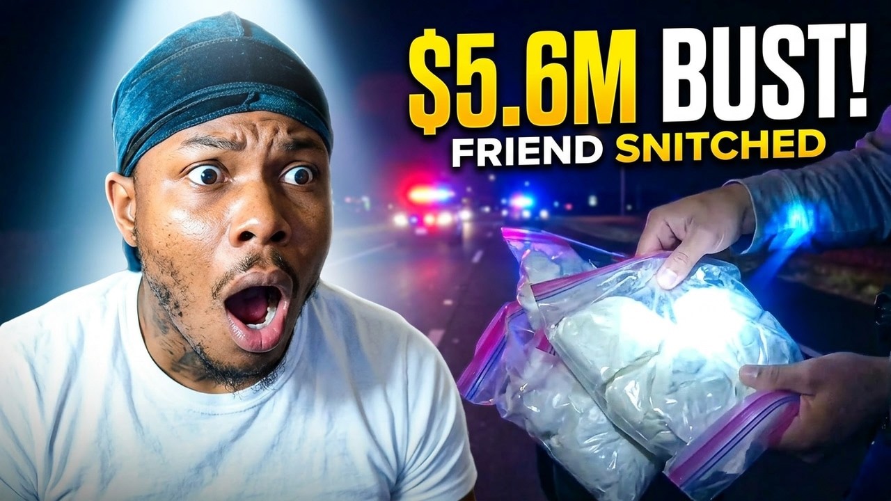 Driver Snitches on His Friends — $5.6 Million Drug Bust | Police Bodycam