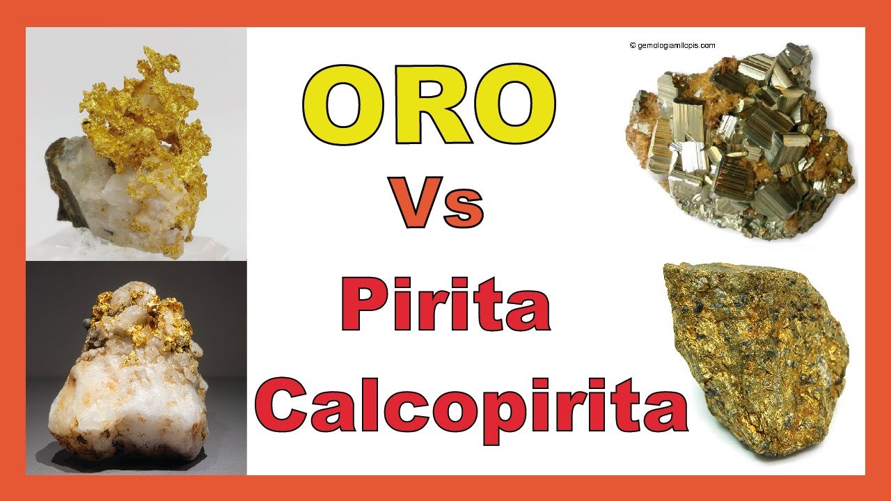 Como IDENTIFICAR si es ORO, PIRITA o CALCOPIRITA (Oro de los tontos) 💥🔍