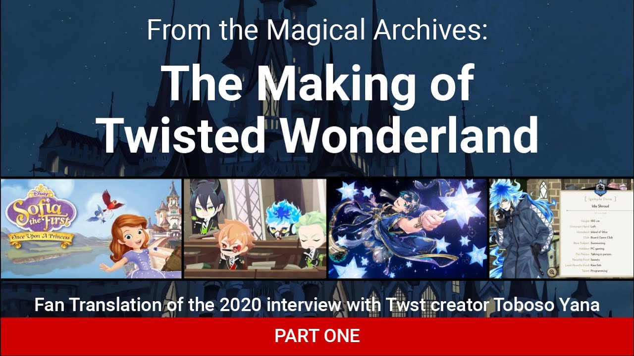 The Making of Twisted Wonderland Interview, Part 1
