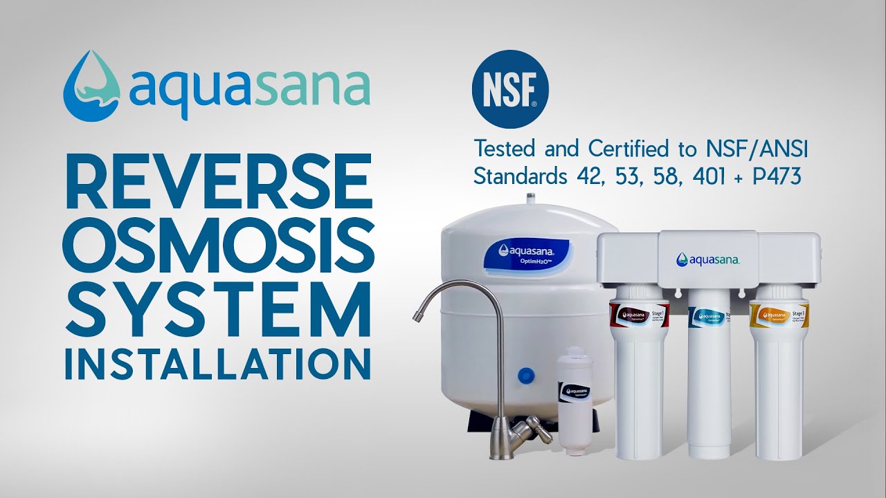 How to Install the Aquasana OptimH20 Reverse Osmosis Water Filter - Australian Installation Guide