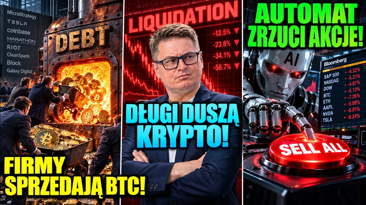 KRACH O 99% I BUNT AKCJONARIUSZY! Sp&oacute;łka w Londynie wyprzedaje Bitcoina do zera, MSCI szykuje rzeź!