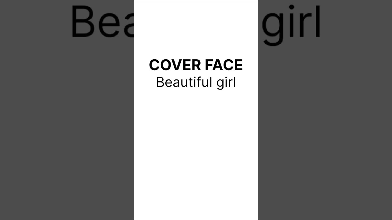 Cover face - beautiful girl #drawing #characterdrawing #cartoon #tegning #tegneglede