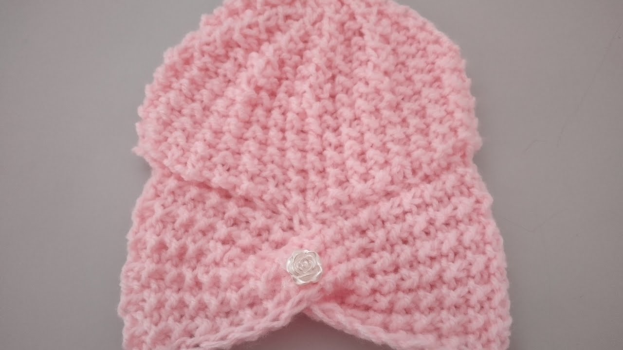 TURBANTE DE CABELO....tricô....infantil