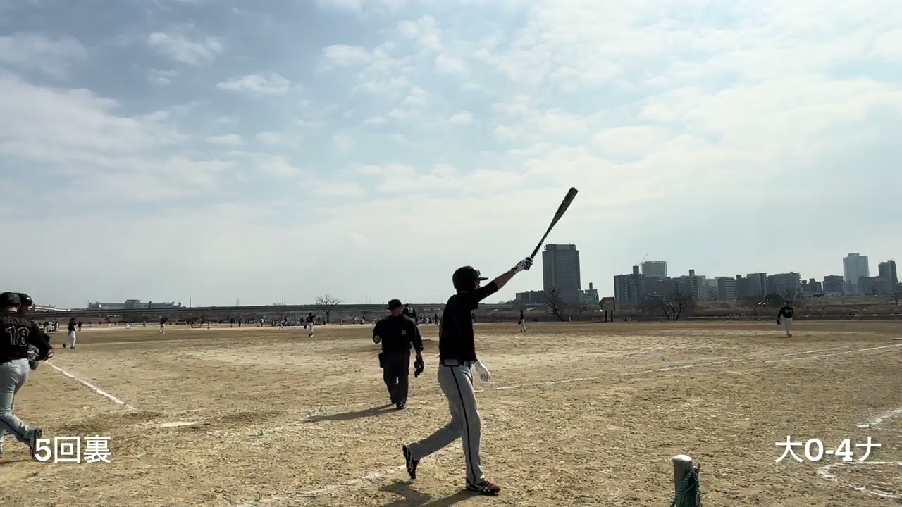 ⑤大日精化VSナッシュ東京　5回表・裏　足立区軟式野球連盟足立支部リーグ　2026/2/22