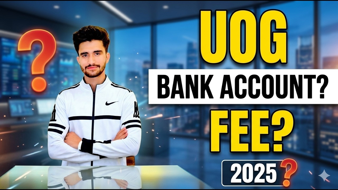 🎓 UOG Admission 2025 | Fee Deposit Kaunsa Bank Me? | Complete Guide