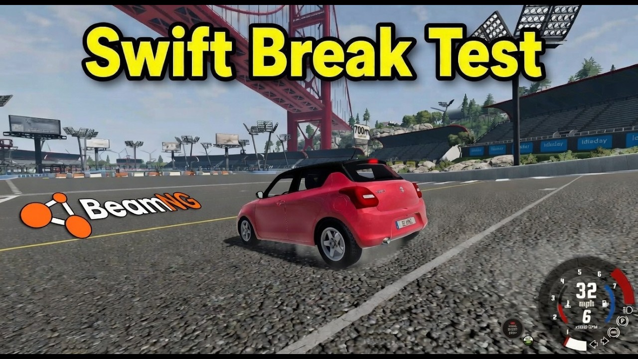 Maruti Swift Brutal Brake Test at High Speed!