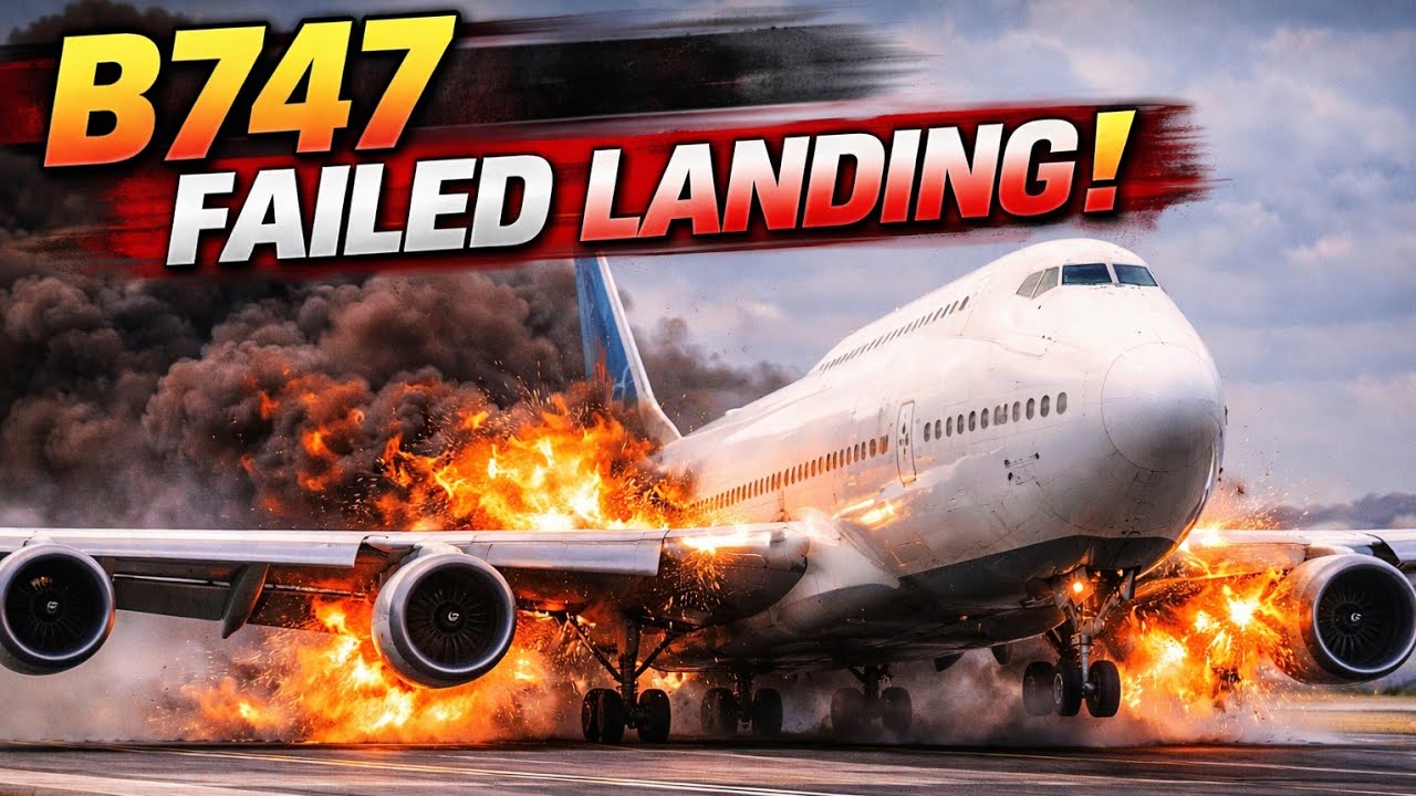B747 Engine fail crashed back to Airport 