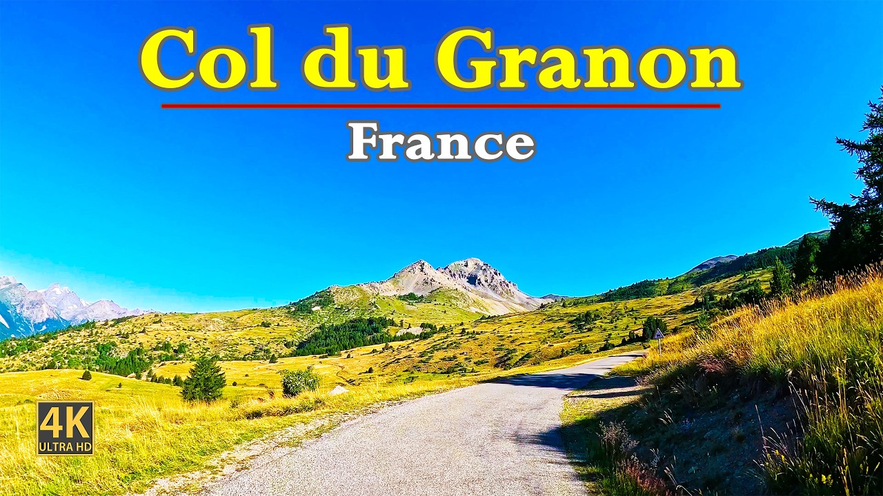Col du Granon In France 🇫🇷 | Scenic Road Trip In Stunning 4K