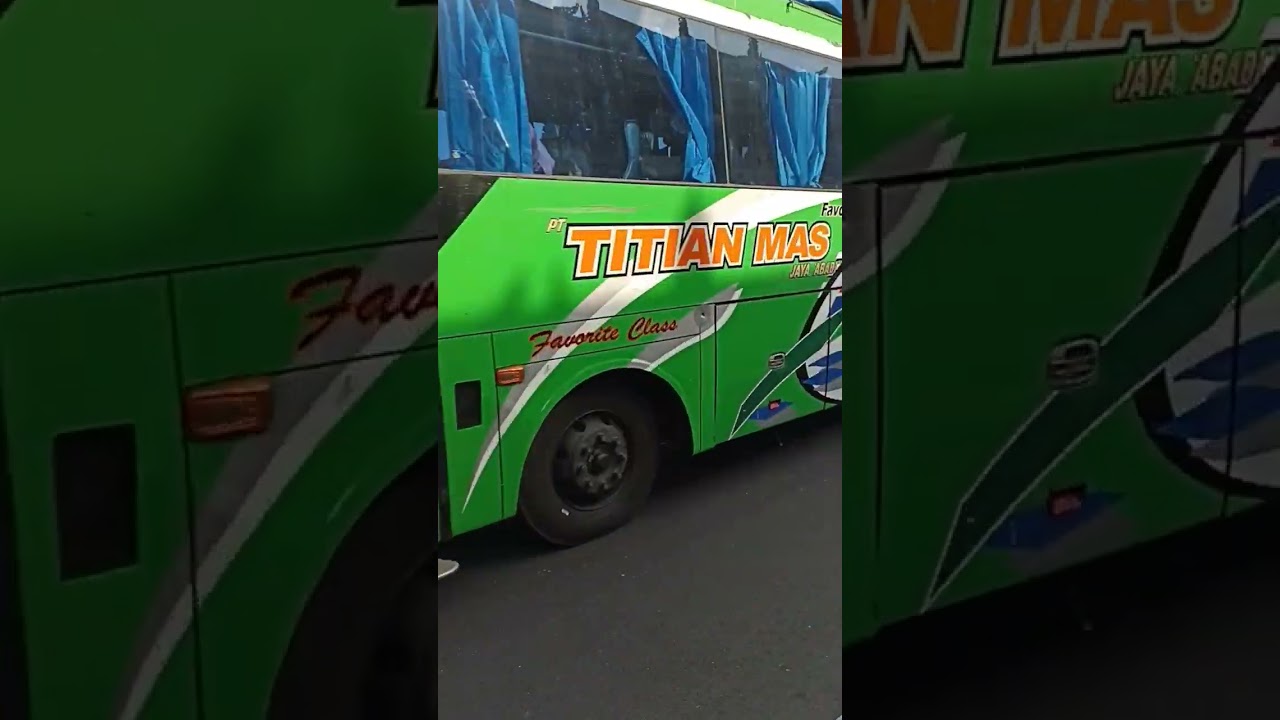 PO Titian Mas bus reguler jkt-sby- bima #shorts #busmania #bali