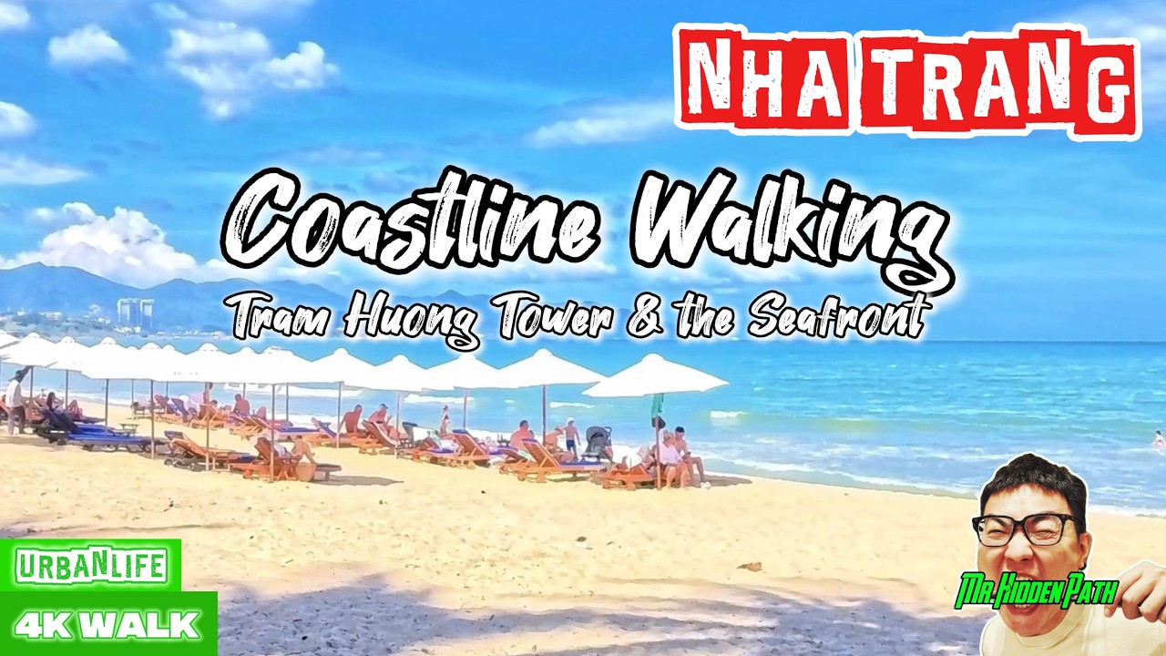 🇻🇳Walking Along Nha Trang Beach | Vietnam 4K🇻🇳