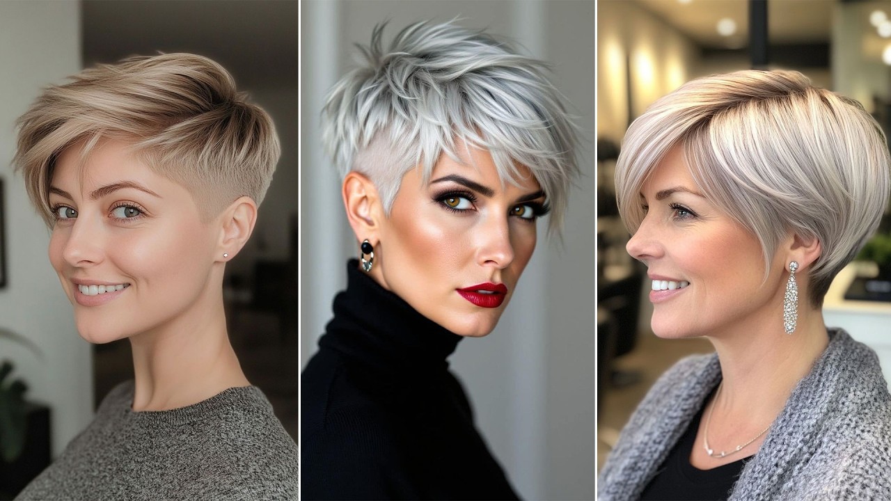 Grey Hair Cuts Over 50 Short Grey Hair Ideas From Classic To Trendy Cuts! #haircuts #hairstyle #hair