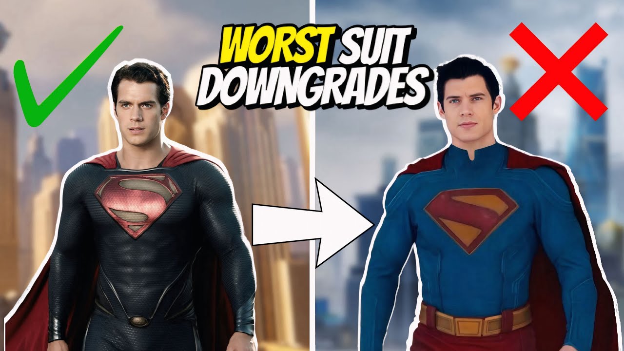The WORST Superhero Suit DOWNGRADES Ever! 