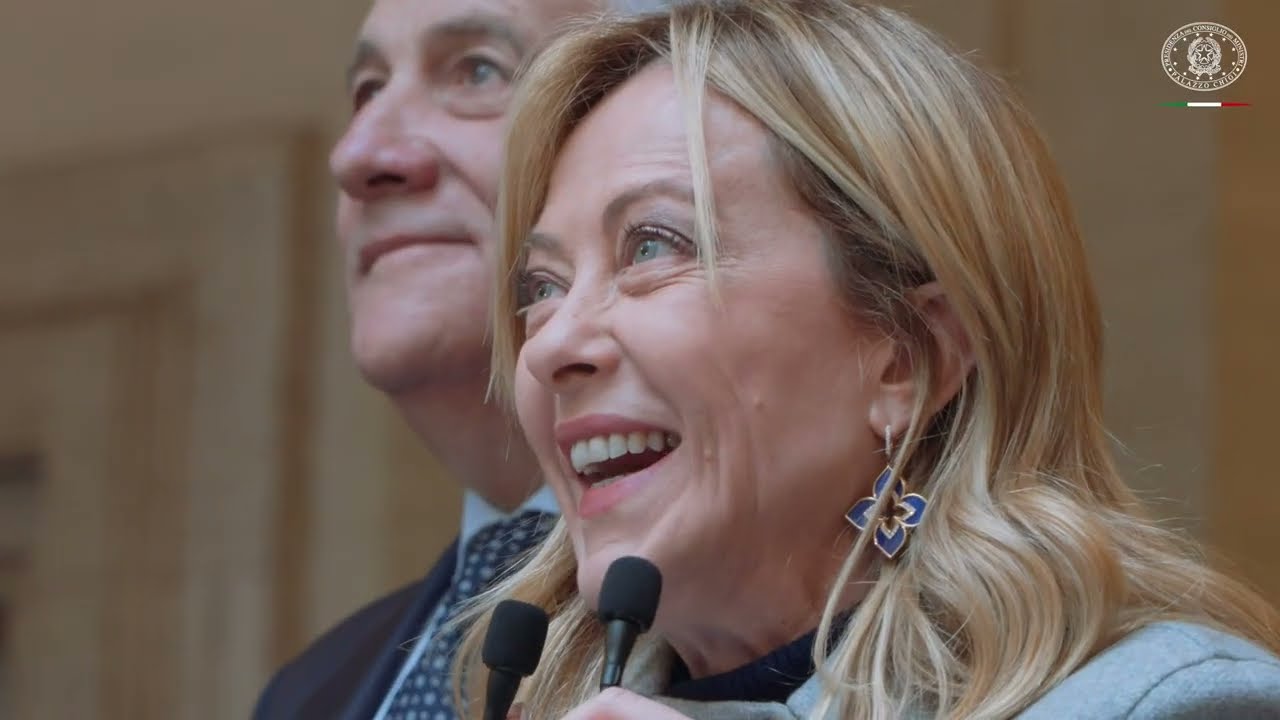 SCAMBIO DI AUGURI DI NATALE DELLA PREMIER GIORGIA MELONI CON IL PERSONALE DI PALAZZO CHIGI