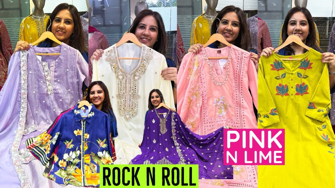 Pink n Lime Brings You Smart Shirts, Cotton Designer Suits, Party Wear Suits, Gowns & Sharara Sets.