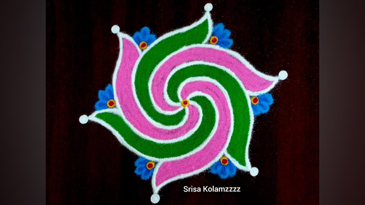 582. Deepavali festival Special Easy Simple and Beautiful Rangoli Traditional Rangoli FridayRangoli