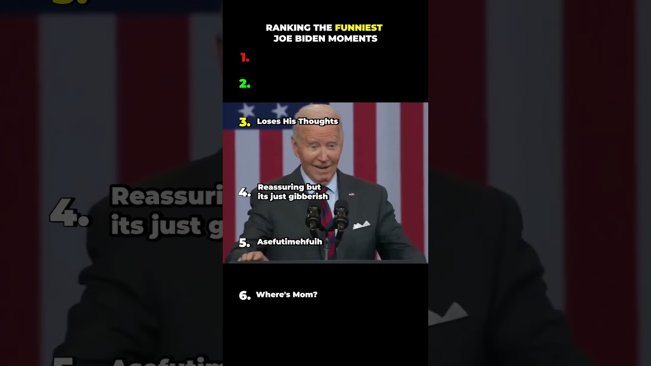 Top 6 Funniest Joe Biden Gaffes!😂