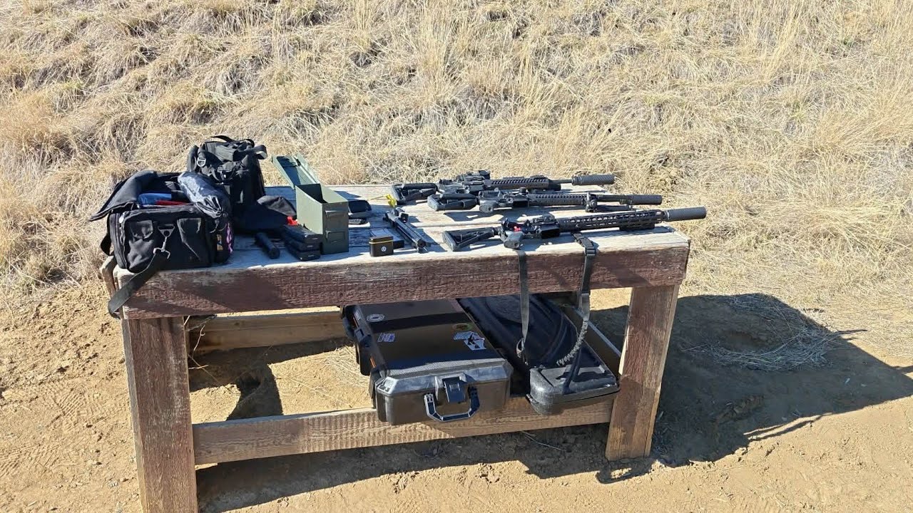 Low backpressure 5.56 suppressor testing on 16