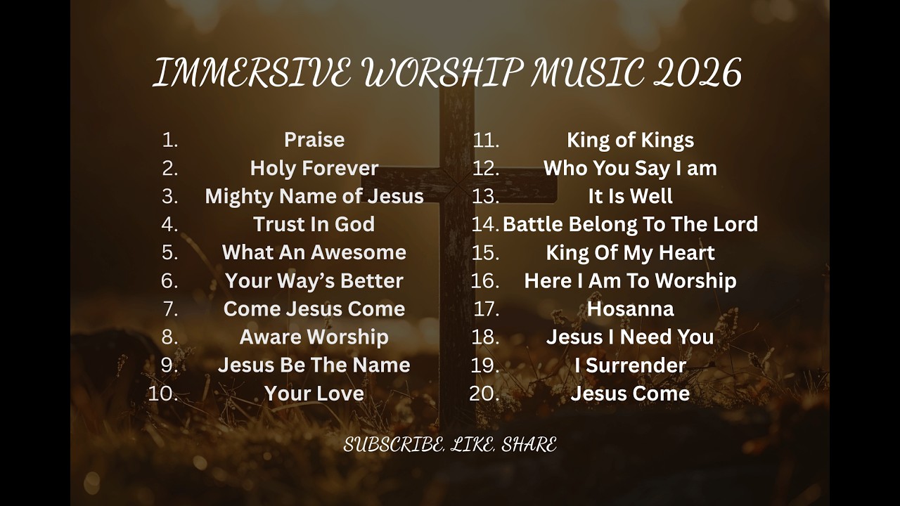 Worship Music 2026 (Renditions), Soulful Powerful Worship Songs - Praise, Holy Forever...