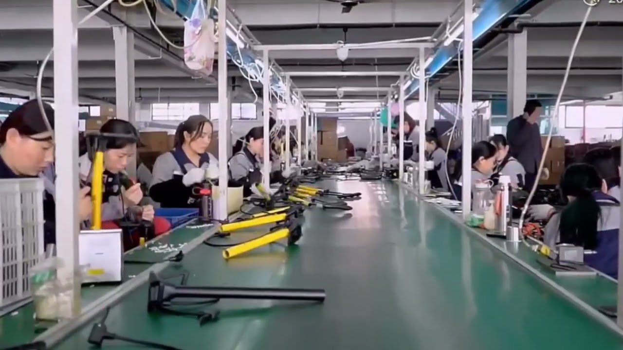 Bicycle Pump Production Process in Chinese Factory