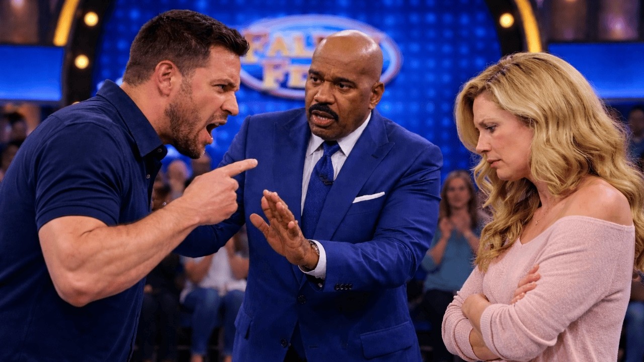 Husband TALKS DOWN to Wife in Front of Audience — Steve Harvey Ends the Round