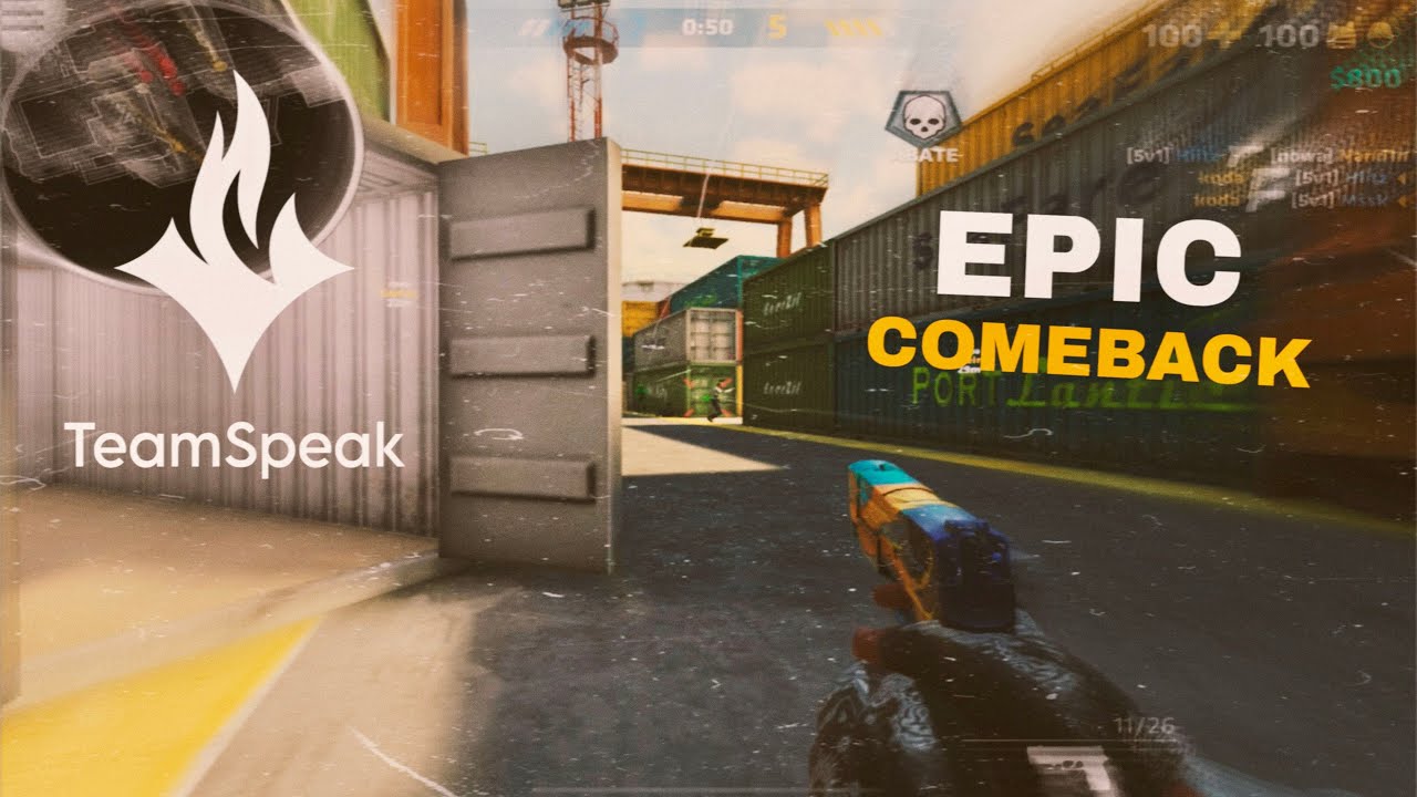 Critical Ops | INTENSE GAME against 5v1 + nowa TeamSpeak