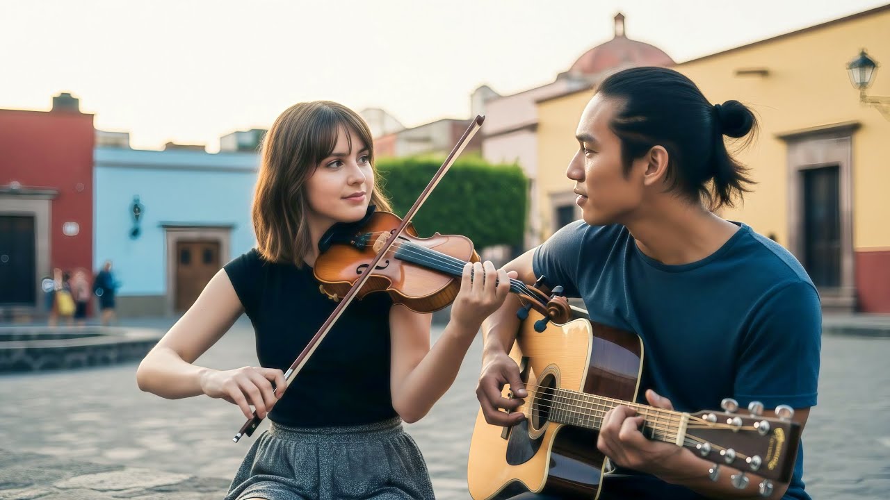 Close Your Eyes And Let The Flamenco Guitar And Violin Touch Your Soul