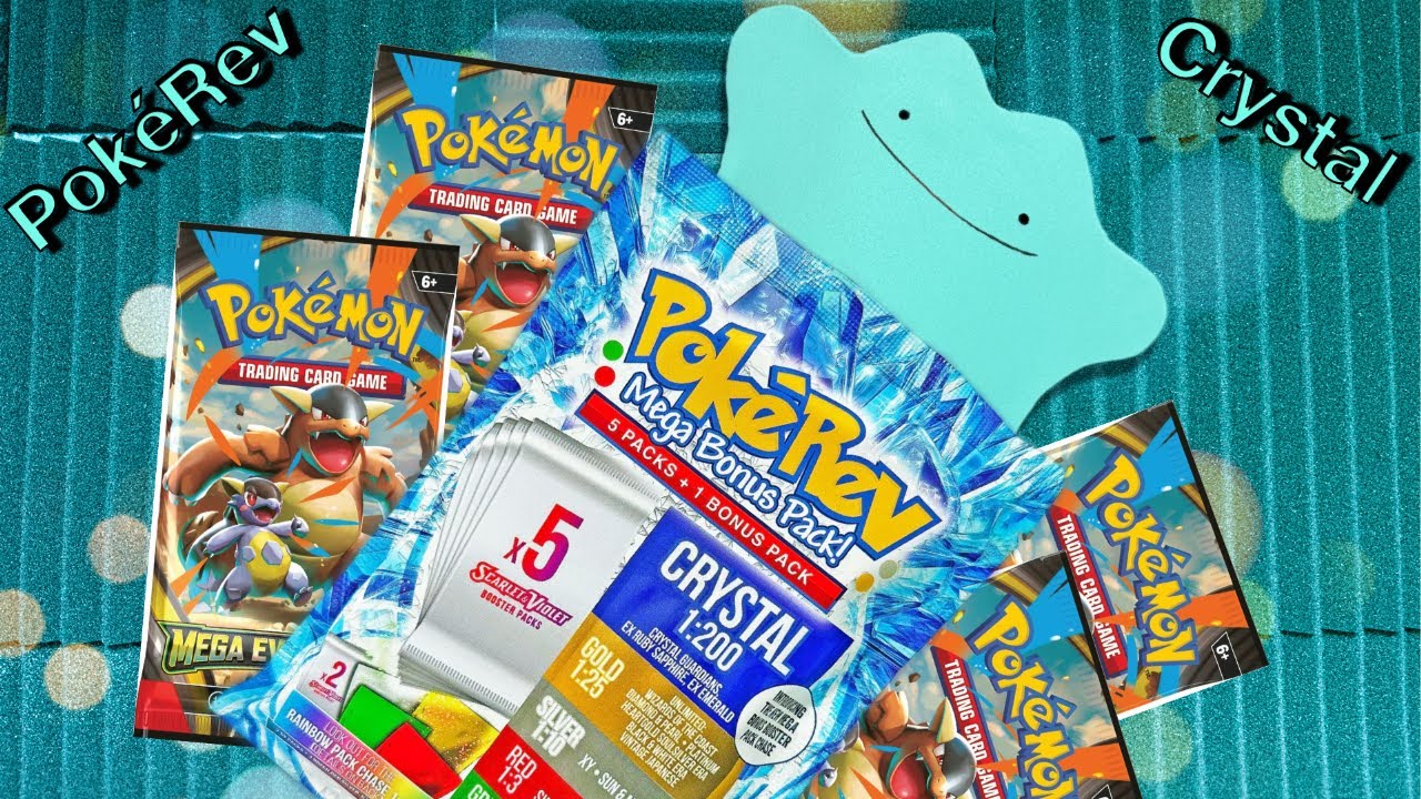 Team Ditto Opening PokeRev 8.0 Crystal Packs!!!!