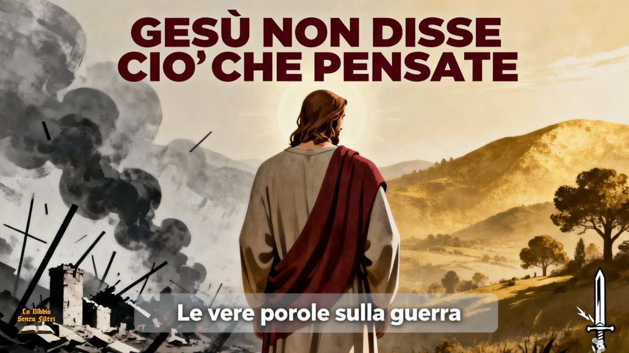 🔥 GESÙ E LE GUERRE: COSA DISSE DAVVERO (E COSA CI HANNO SEMPRE NASCOSTO) 🔥