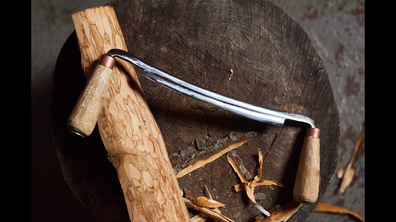 Restoring a Rusty Drawknife with Electrolysis & Hand Tools