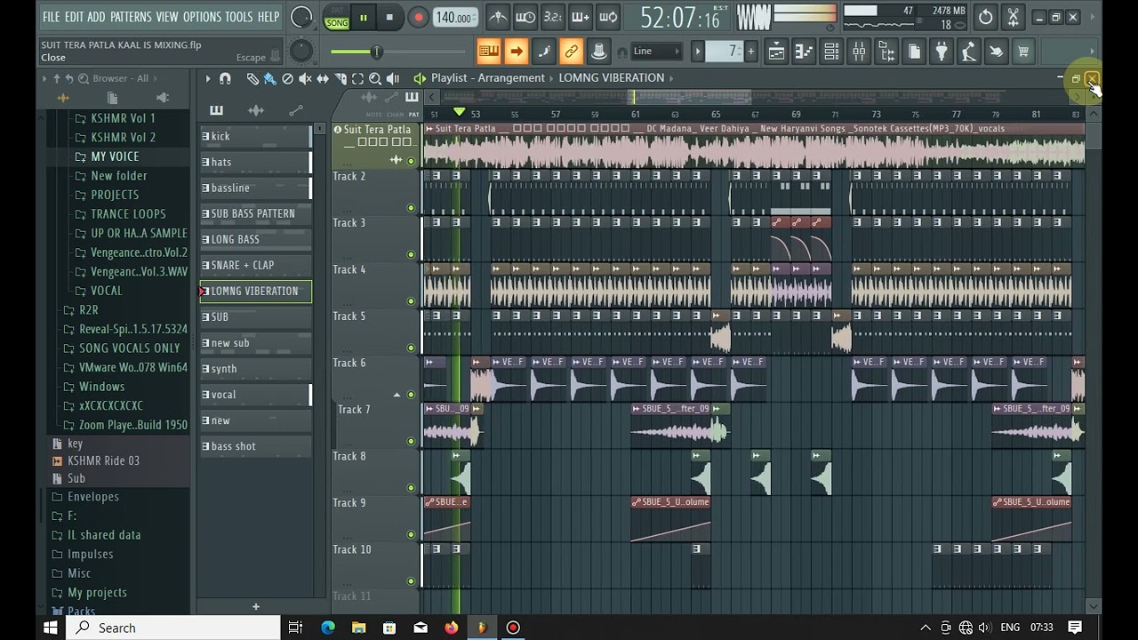 SUIT TERA TERA PATLA REMIX KAAL IS MIXING #trending